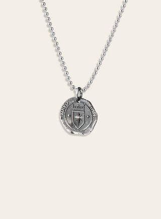 Toivo kolikko pendant, silver