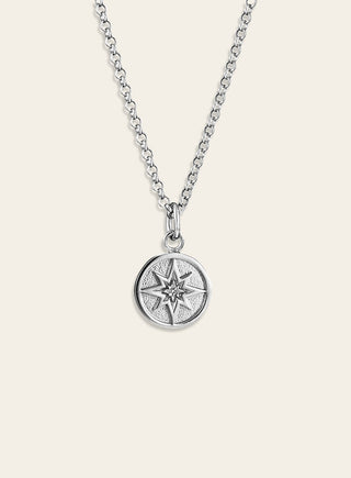 Toivo children's pendant with diamond, silver