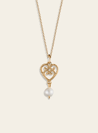Helmi pendant with an Akoya pearl, gold