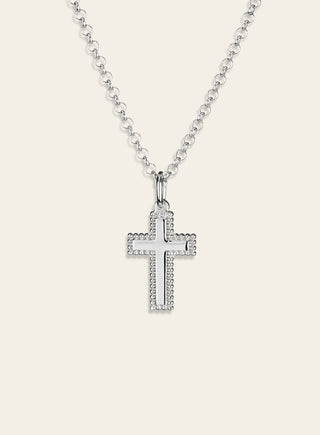 Helmi cross, silver