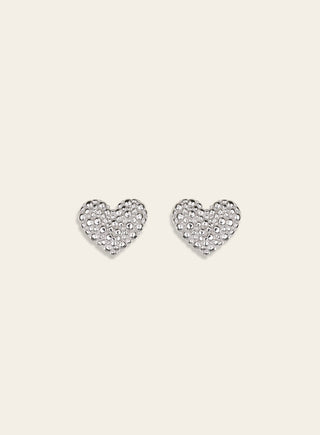 Linnunrata stud earring, silver