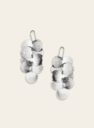 Tanssi earrings, silver