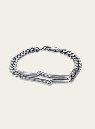 Vaellus bracelet, silver