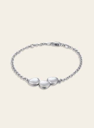 Luoto bracelet, silver