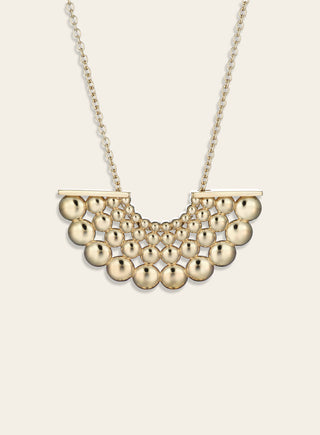 Aika pendant, gold-plated silver