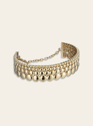 Aika bracelet, gold-plated silver