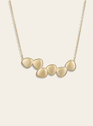Luoto necklace, gold-plated siilver
