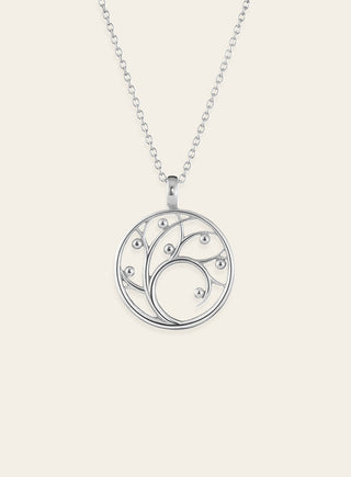 Taika pendant small, silver