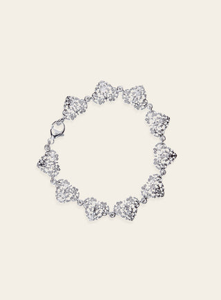 Bella bracelet, silver