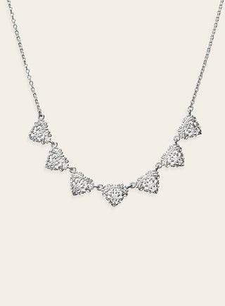 Bella necklace, silver