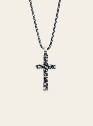 Polku cross dark, silver