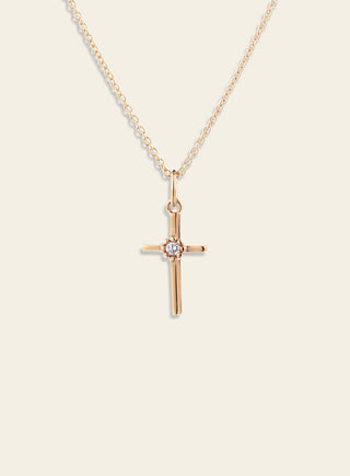 Daisy cross, gold
