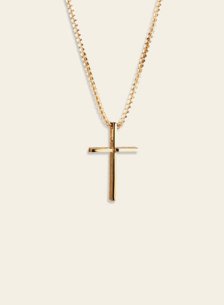 Onni cross, Gold plated silver