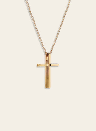 Onni cross, gold plated
