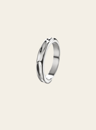 Hunaja ring, white gold