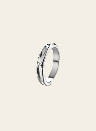 Hunaja diamond ring, 4,8mm, white gold