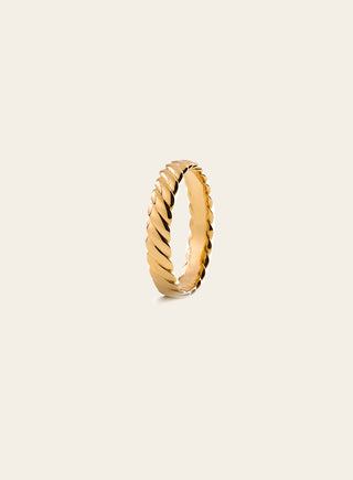 Toivo ring 5mm, gold