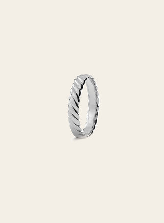 Toivo ring 5mm, silver