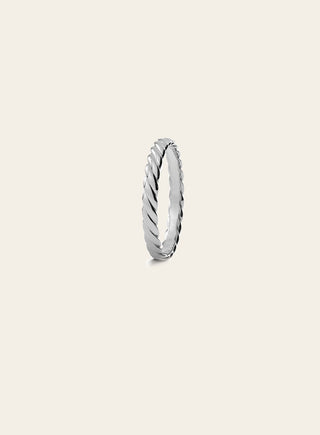 Toivo ring 3mm, silver