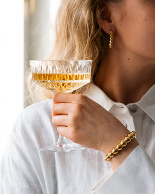 BonBon bracelet, gold-plated silver