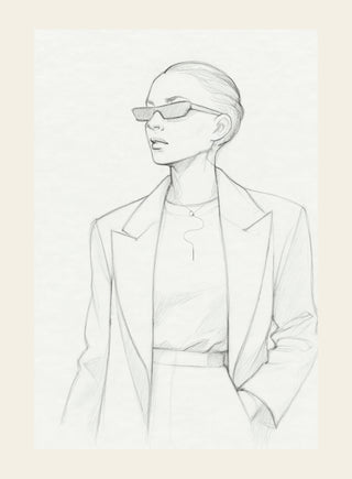 Lumoava Studio Honey Drip kaulakoru, rodinoitua pronssia