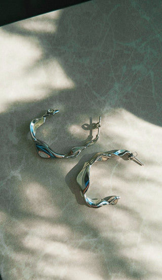 Lumoava Studio Wild Thing earrings, yellow gold-plated bronze