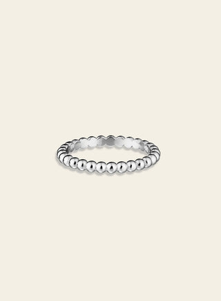 Ikuisuus ring 2.4mm, white gold