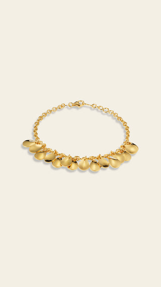 Victoria bracelet, gold-plated silver